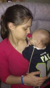 Fundraising is underway to help Baby Darrell seen here with his mother.