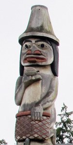 A S'Klallam welcome figure