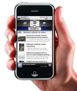 The Bremerton Patriot's iPhone app is available now.