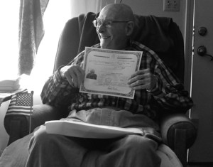 Longtime Bremerton resident and World War II veteran Howard Hatfield celebrated his 92nd birthday in style last week