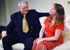 David Siskin (left) plays the flailing