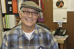 Mr. Foodbank is what they call Hoyt Burrows around town.