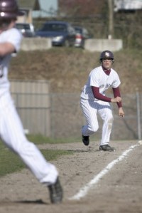 South Kitsap reliever Swey Dean pitched a scoreless fifth inning and also helped out on the basepaths in the Wolves’ 10-0 win.