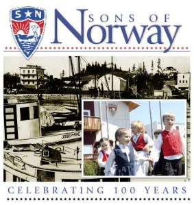 The first Sons of Norway lodge was the Poulsbo Athletic Club when the older picture was taken in 1912. It is now the Poulsbo Antique Mall. The new lodge was built in 1973 at the site of the Grand View Hotel. In the newer photo