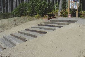 Contributed Photo Tyler McFarland’s Eagle Scout project on the Clear Creek Trail as it looked in 2004