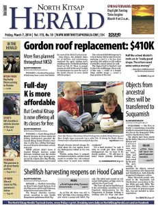 The March 7 North Kitsap Herald: 36 pages in two sections