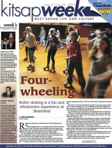 Rolling into Skateland in East Bremerton is like rolling back in time.  It hasn’t changed since it was plopped down in its current location in 1984. The mauve and teal paint