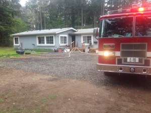 A Sunnyslope home sustained damage and one of its residents was transported to an area hospital for further evaluation after a fire broke out during the morning of April 27.