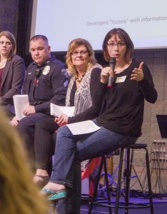 Victoria Ahlfors encourages business owners and managers to be informed of the warning signs of sex trafficking.