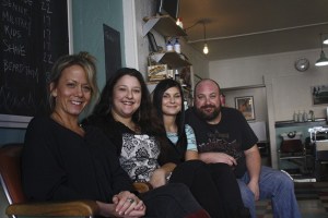 Acme Barbershop owner Kellie Quanrud and her crew