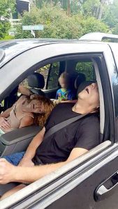A woman photographed with her boyfriend slumped in a vehicle after overdosing on heroin as her 4-year-old grandson sat in the backseat has pleaded no contest to a child endangering charge in southeast Ohio.
