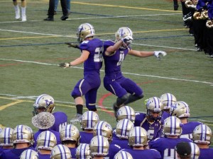 The Vikings carried their pre-game confidence onto the field in a 52-7 defeat of Bainbridge