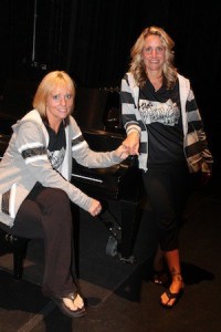 Former Gallery School of Music and Dance owners Erin Brinkerhoff and Kara Morkert prepare for their final show as owners at the Admiral Theatre