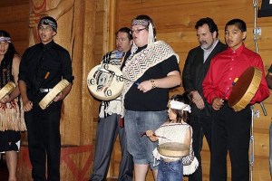 Suquamish Museum staff member Joey Holmes