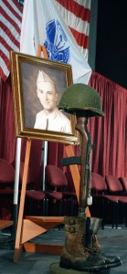 A tribute to Bud Hawk of a steel helmet