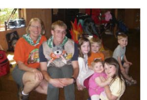 (From left) Evergreen Lutheran Church Vacation Bible School Director Kathy Ozimek