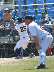 Alex McKeon gets ready to bat during last Sunday’s game.