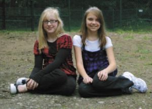 Paris Harrison (left) and Alanna Nixon