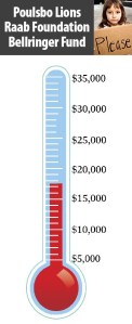Gifts to the Poulsbo Lions Raab Foundation Bellringer Fund is nearing the $18