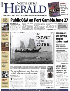 The June 15 North Kitsap Herald is a total of 56 pages with two special pullout sections: a salute to the Graduating Classes of 2012