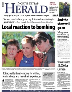 The April 19 edition of the North Kitsap Herald: 48 pages in two sections