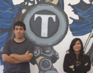Alex Goodan and Karen Malijan took part in a summer residency program at the Museum of Flight in Seattle this summer. Not pictured: Nicole Cruz.