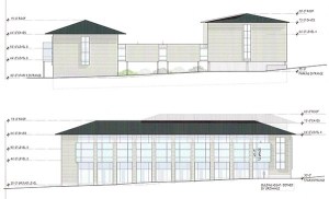 The designs of the proposed Old City Hall Apartments