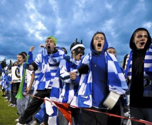 Superfans go all out for Kitsap Pumas