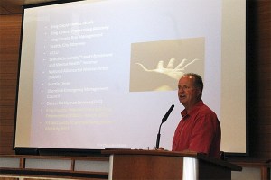 Scott Strathy of the King County Sheriff's Office is working on a pilot program for law enforcement to better respond to mental illness.