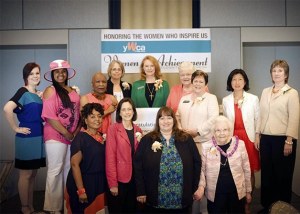 Last year’s honorees posed for a photo after the event.