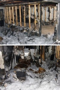 A 60-year-old man escaped injury but his golden retriever died in a fire in the man’s Virginia Point Road home