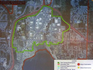 A map shows the Silverdale Regional Center boundary