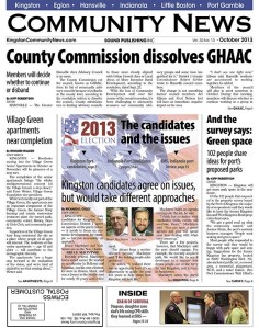 The October edition of the Kingston Community News is 32 pages