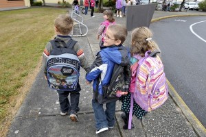 Kindergarten students Jackson Gore