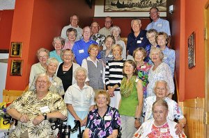 Members of the North Kitsap High School Class of 1949 meet for their 65th-year reunion.