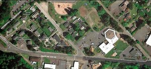 This map shows where some of the new sidewalks will go near Crownhill Elementary.