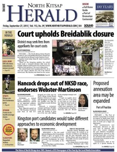 The Sept. 27 North Kitsap Herald: 60 pages in three sections. The edition includes the Herald's annual Fall Kitchen