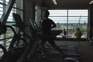 Michael Donne runs Wednesday