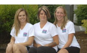 (From left) Erin Hebeler