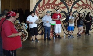 The Canoe Journey skippers meeting May 30