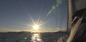 Motorsports Hall of Famer Chip Hanauer filmed a winter boating segment for his web program