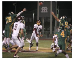 Wolves quarterback Gordy Anderson leads the team into Friday’s home finale against undefeated Olympia.