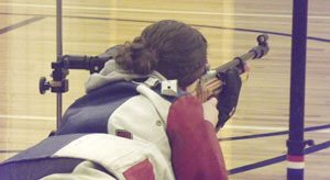 South Kitsap High School seniors Janine Cooney and Brooke Warner qualified out of the Navy's Area 13 region for the Marine Corps Navy JROTC Service Championship