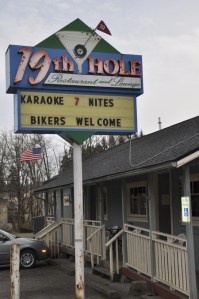 The outside of the 19th Hole Restaurant in Chico on Erlands Point Road. The building has moved locations and has been added onto since it first opened as the Richfield Tavern in the 1940s.