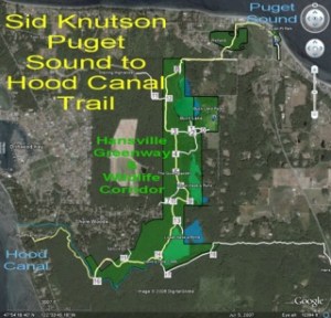 The Sid Knutson Puget Sound-to-Hood Canal Trail will be dedicated Aug. 16 at Norwegian Point Park.