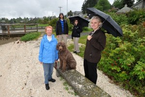 The Oyster Plant Park trails project is on track with work from the city and citizens. Supporters include