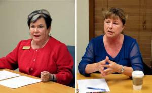 At left: Sherry Appleton