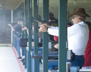Embattled gun club celebrates national independence with 'liberty volley'