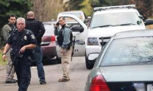 Law enforcement blocked off Second Avenue from both sides Thursday afternoon after reported shots were fired.