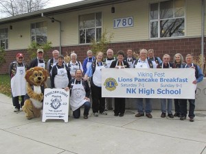 The Poulsbo Noon Lions host the annual Viking Fest Pancake Breakfast.